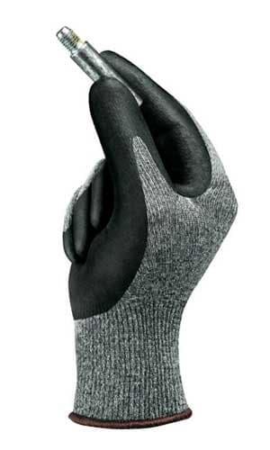 Small Multipurpose Black Foam Nitrile Gloves