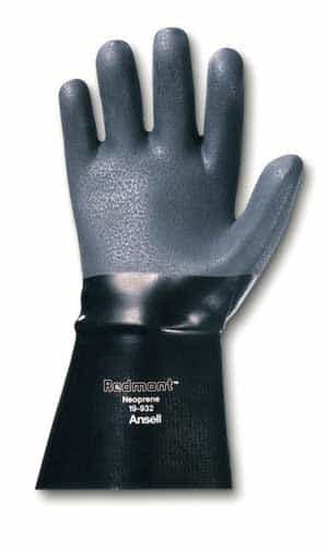Ansell 18" Fully Coated Black Redmont Gloves