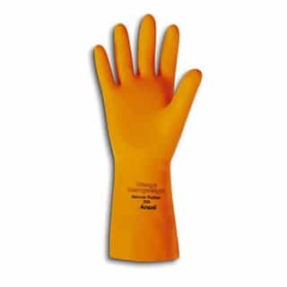 Ansell 13" 30 MIL Extra Large Orange Natural Rubber Latex Gloves