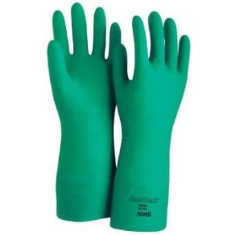 Sol-Vex Unsupported Nitrile Gloves w/ 15 Mil Thickness, Size 9