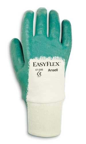 Ansell Size 8 Easy Flex Light Weight Nitrile Coated Gloves
