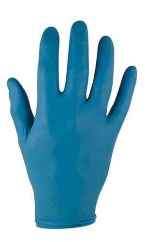 Ansell TNT Blue Single-Use Gloves, Large