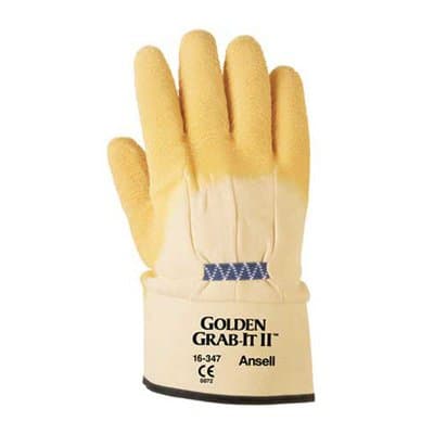 Heavy Duty Work Gloves, Size 10, Yellow, 12 Pairs