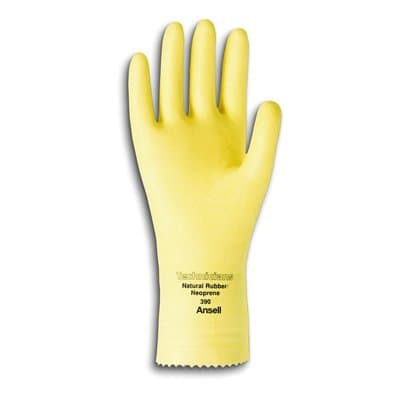 Technicians Latex/Neoprene Gloves, Size 7 , 12 Pairs