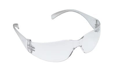 AO Safety Clear Frame Clear Lens Virtua Safety Eyewear