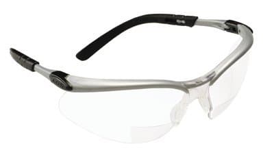 AO Safety Silver/Black Frame Clear Lens BX Safety Eyewear