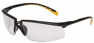AO Safety Black Frame Anti-Fog Privo Safety Eyewear