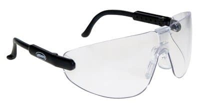Black Frame Clear Lens Lexa Fighter Safety Eyewear