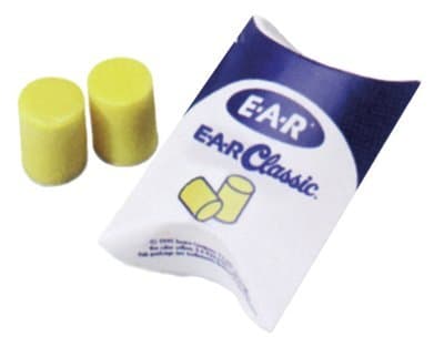 Yellow Uncorded Classic Foam Econopack Earplugs