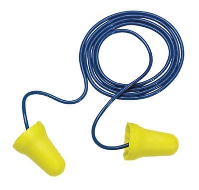 AO Safety Small Yellow Corded Ez-Fit Ear Plugs