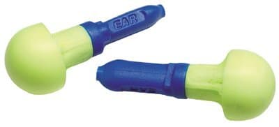 AO Safety Yellow Uncorded Ear Push-In Foam Earplugs