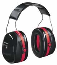 AO Safety NRR 29dB Black/Red Peltor Twin Cup Optime 105 Earmuffs