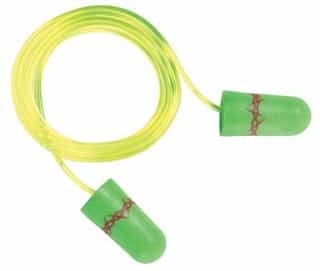 AO Safety Neon Green Corded Next Tattoo Earplugs