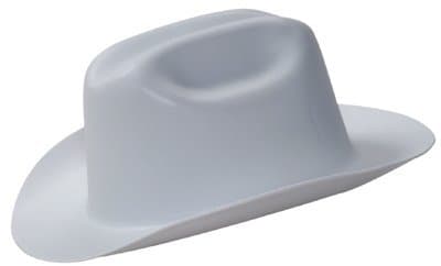 Gray 4 Point Ratchet Western Outlaw Hard Hat