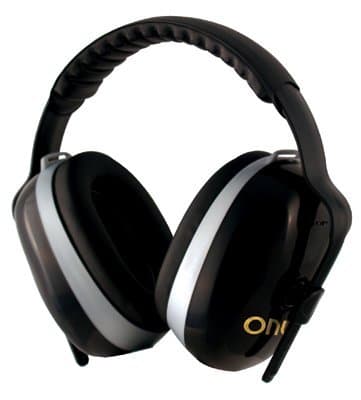 26 dB H70 Onyx Earmuffs w/Black Headband