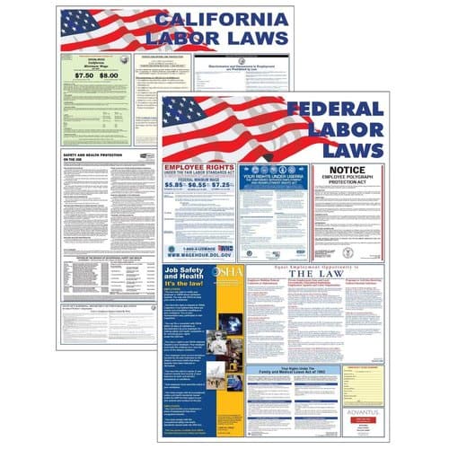 Mail-In Card State and Federal Labor Law Poster