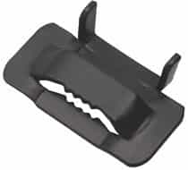 .5" Black Stainless Steel Ear-Lokt Buckles