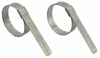 Band-it 1-1/2 x 5/8 Galvanized Carbon Steel Center Punch Clamp
