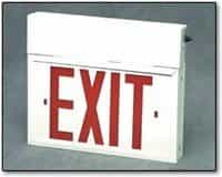 Double Face Red Letter Exit Light