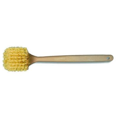 Polypropylene Bristle Utility Brush, 20 Tan Handle