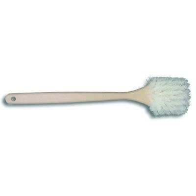 Nylon Bristle Utility Brush, 20 Tan Handle