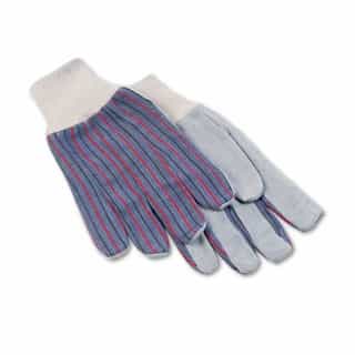 Boardwalk Men's Leather Palm Clute Gloves With Knit Wrist