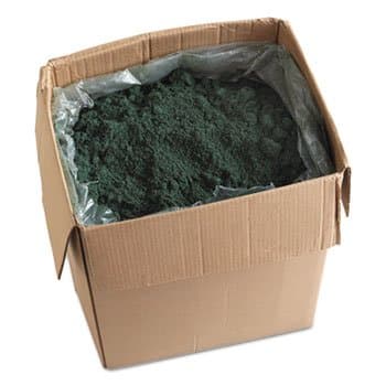 Blended Wax-Based Sweeping Compound, Green, Grit-Free, 100lb