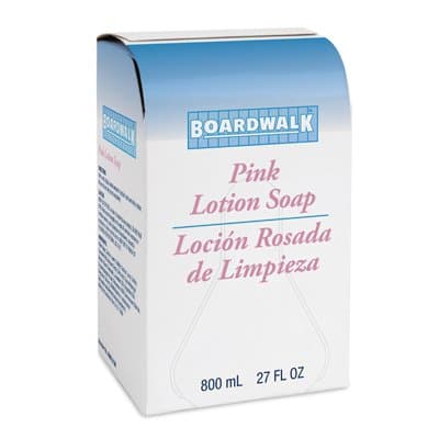 800 mL Pink Lotion Soap, Mild Cleansing, Lavender