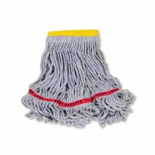 Blue, Small Cotton/Synthetic Swinger Loop Wet Mop Heads