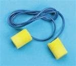 Yellow Classic Ear Plugs with Safety Cord