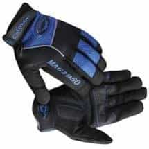 Caiman X-Large Rhino-Tex Synthetic Leather Gloves Black/Blue