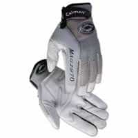 Large Gray Leather Deerskin Mechanics Gloves