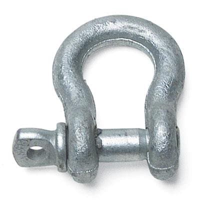 419-S Series 5/8" Screw Pin Forged Carbon Steel Anchor Shackle