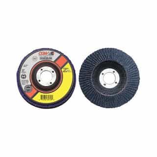 4-1/2" Z3 100&#37; Zirconia Abrasive Flap Disc w/ 40 Grit, XL