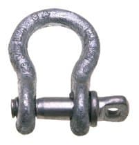 1/4" Carbon Steel Anchor Shackles With Screw Pin