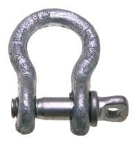 Galvanized Zinc Anchor Shackles with Screw Pin Shackle