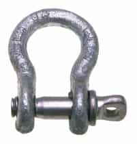 Campbell Galvanized Zinc Anchor Shackles with Screw Pin Shackle