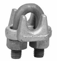 Campbell 3/16" Forged Carbon Steel Wire Rope Clips