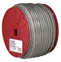 1/8" Solid Braided Steel Rope Cables