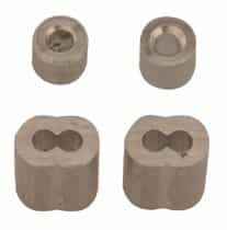 Campbell 1/16" Aluminum Cable Ferrule & Stops