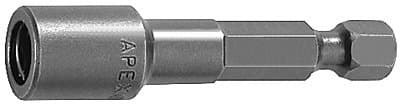 6" 1/4" Drive Tool Steel Magnetic Nutsetter Power Bit