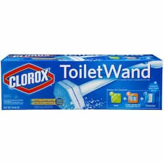 Clorox Toilet Wand Kit With Caddy & Refill Heads