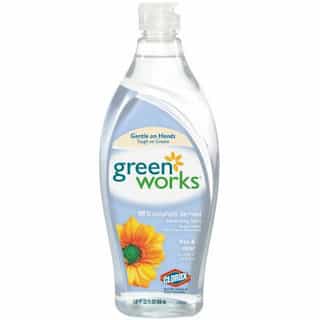 Clorox Green Works Natural Dishwashing Liquid Free & Clear-22-oz