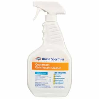 Broad Spectrum Quaternary Disinfectant Cleaner, 32 oz Spray Bottle