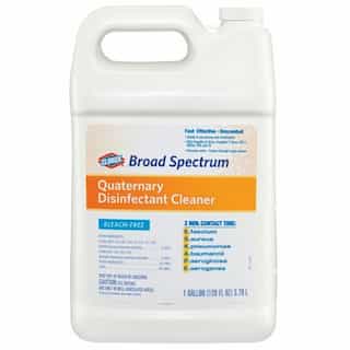 Clorox Broad Spectrum Quaternary Disinfectant Cleaner, One Gallon Bottle