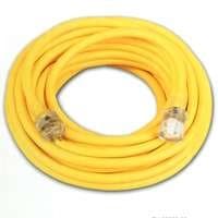Coleman 25 foot Yellow Extension Cord with Lighted End