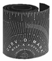 Contour Black Desired Length Wrap-A-Round Ruler