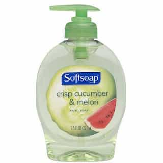 Cucumber & Melon Scented, Antibacterial Liquid Hand Soap-7.5oz Pump Bottle