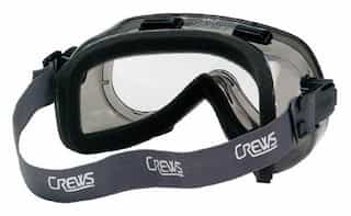 Crews Gray Frame Clear Lens Rx Option Verdict Goggles