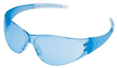 Crews CK2 Series Light Blue Safety Glasses